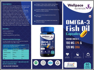 Wellpace Fish Oil 1000mg Capsule