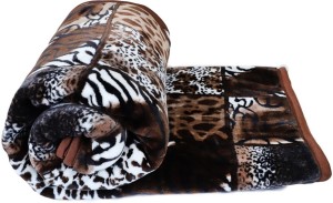 SHALRA Animal Single Mink Blanket for  Heavy Winter