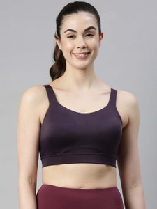 Enamor Full Coverage, Wirefree SB18 Convertible Back High-Impact Women Sports Heavily Padded Bra