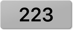Flambird Numeral 223 Emergency Sign Price in India - Buy Flambird ...