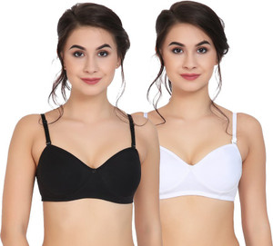 Nyuli Women Half Cup Lightly padded Bra Combo Pack Of 2 Women Balconette Lightly Padded Bra