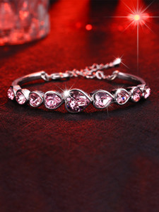 YELLOW CHIMES Alloy Crystal Bracelet