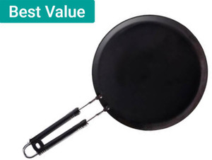 LooksGood Pure Iron Dosa tawa / Tawa /Dosa Pan Tawa 23.5 cm diameter