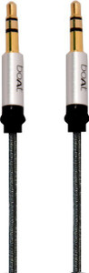 Metallic AUXS500-1.5 Audiophile Grade Premium Stereo Audio Braided Aux Audio Cable-1.5Meter