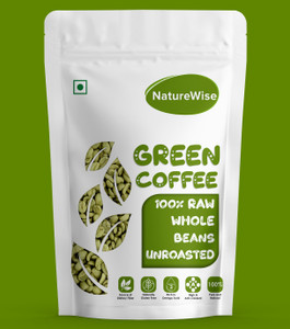 Naturewise Organic Green Coffee Beans - 100 Gram | For Immunity Building and Weight Loss Coffee Beans