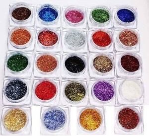 हिन्शीत्शुं J & F Multicolor Eyeshadow shimmer / Glitter 30 Pcs 24 g