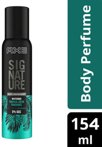 AXE Signature Mysterious No Gas Deodorant Bodyspray for Men- 154 ml Deodorant Spray - For Men