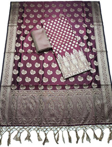 The SDF India Art Silk Self Design Salwar Suit Material