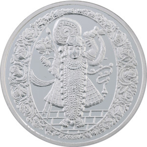 Bangalore Refinery Lord Shrinath Ji S 999 100 g Silver Coin
