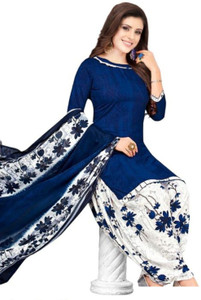 MUKTIDATA Crepe Floral Print, Printed Salwar Suit Material