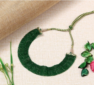 mehjabi Beads Mother of Pearl Necklace