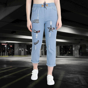 Klaidung Jogger Fit Girls Light Blue Jeans