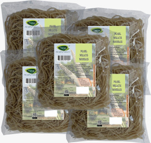 THANJAI NATURAL Pearl Millet Noodles 180g X 5 (900g) of Natural Noodles (No Maida & No MSG)| Instant Noodles Vegetarian