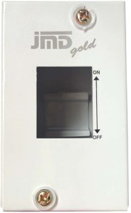 jmD Gold Db Spn 2 Way Mcb & Rccb Wall Plate Single Door Mcb Box Distribution Board