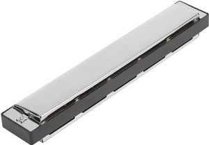 Planetoid Trending Silver Harmonica Best Performance Mouth Organ 24 Holes 48 Tones Key C
