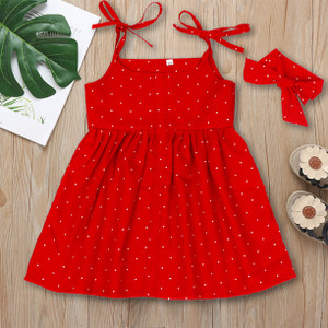 Lkcreation Baby Girls Midi/Knee Length Casual Dress