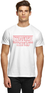 Broyz Printed Men Round Neck White T-Shirt