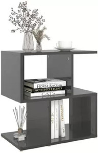 TilakCraftsVilla BedSideTable /Foldable Sofa table for Bedroom Engineered Wood Bedside Table