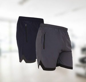 Kyk Solid, Color Block Men Dark Blue, Grey Regular Shorts, Cycling Shorts, Sports Shorts
