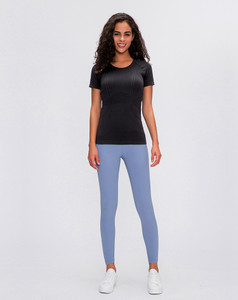 Urbanic Solid Women Round Neck Black T-Shirt