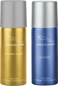 JAGUAR Classic Gold + Classic Deodorant Spray  -  For Men