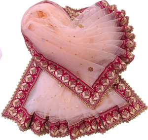 Navti Creations Net Embroidered Women Dupatta