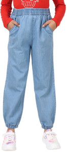 KUNZIE Jogger Fit Girls Blue Jeans