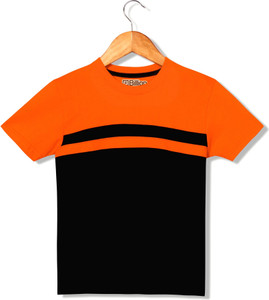 बिलियन लड़के Colorblock Pure Cotton Regular टी शर्ट