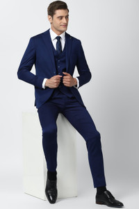 PETER ENGLAND Single Breasted Solid Men Suit