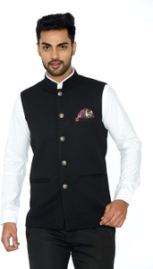 YOUTH ROBE Solid Men Waistcoat