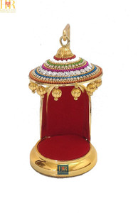 hr enterprises (3 No Umbrella)Umbrella for God Idols,Umbrella for Idols, Umbrella for Car. Decorative Showpiece  -  12 cm