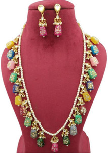 familyfashion Brass Multicolor Jewellery Set