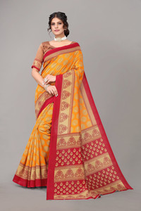 YASHIKA Printed Daily Wear Art Silk Saree