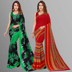 Anand Sarees Floral Print Daily Wear Georgette Saree