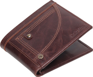 Leder Street Men Casual, Trendy Brown Genuine Leather Wallet
