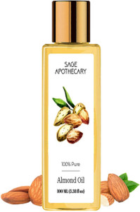 Sage Apothecary Almond Oil - 100 ML Hair Oil