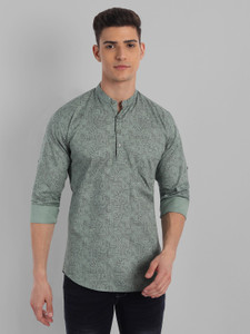 Majestic Man Men Printed Straight Kurta