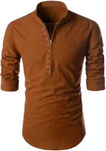 DIMMY Men Solid Straight Kurta