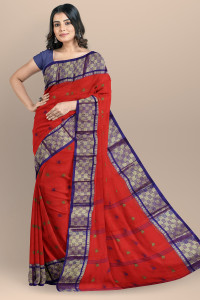 Bong ButiQ Woven Tant Pure Cotton Saree
