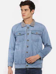 VOXATI Full Sleeve Washed Men Denim Jacket
