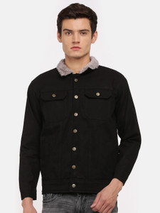 VOXATI Full Sleeve Solid Men Denim Jacket
