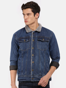 VOXATI Full Sleeve Solid Men Denim Jacket