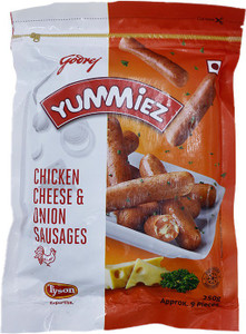 Godrej Yummiez Chicken cheese and onion sausages Price in India