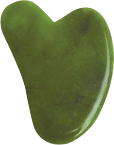 mars by GHC Gua Sha Gua Sha Made With Natural Green Stone For Anti Ageing And Face Massage & Toning Massager