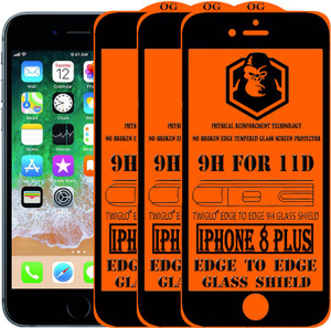 TWIGLO Edge To Edge Tempered Glass for Apple iPhone 8 Plus