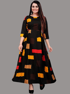 Modli 20 Fashion Women Floral Print Anarkali Kurta