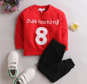 MARYUM COLLECTION Boys Casual T-shirt Track Pants