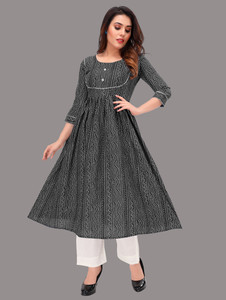 KAKAJEE Women Printed Anarkali Kurta