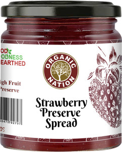 Organic Nation Strawberry Preserve Spread