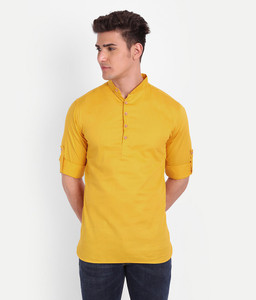 Vida Loca Men Solid Pathani Kurta